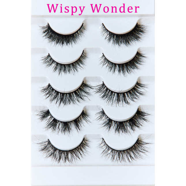 SO PINK BEAUTY Mink Eyelashes Variety Pack 5 Pairs