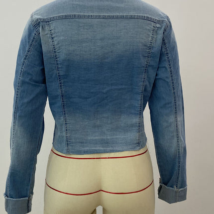 Jeans Jackets - STARLETS Stretch Denim Women Slim short Jacket New!