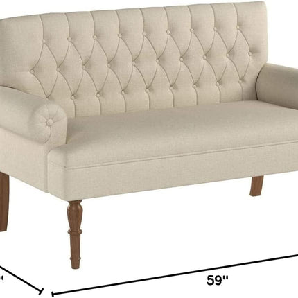 Warm Beige Hermosa Para Sala Love Seats Sofa Set