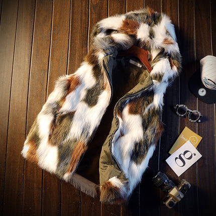 Men's Autumn And Winter Loose Casual Fur Jackets - Starlets New!