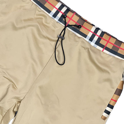 Checkered Detail Track Jacket Set